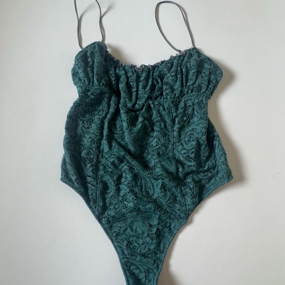 Green Lace Woman’s One Piece